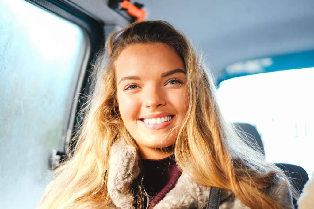 smiling woman