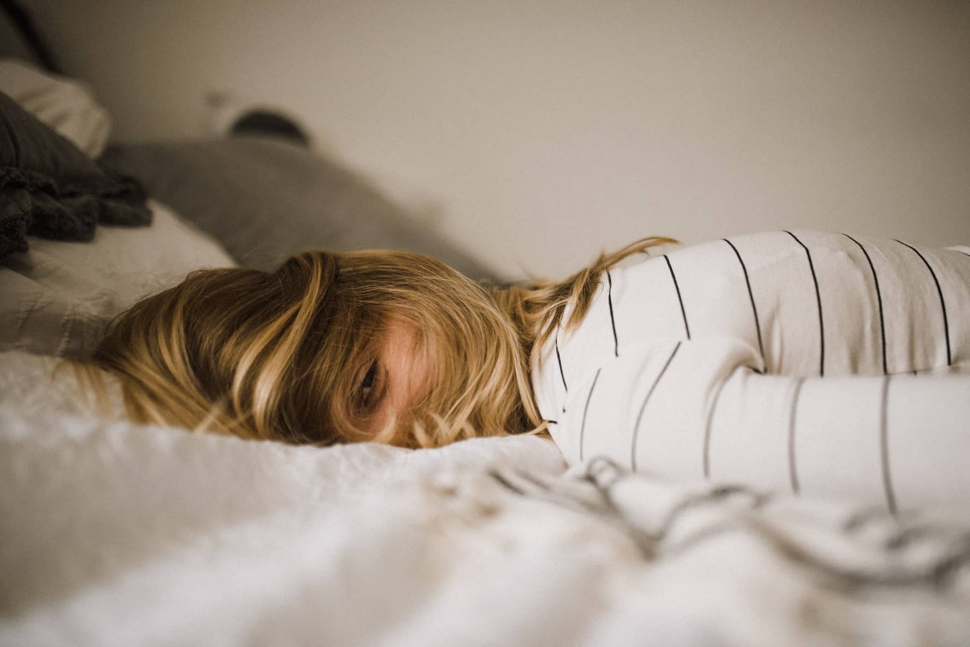 woman with sleep apnea