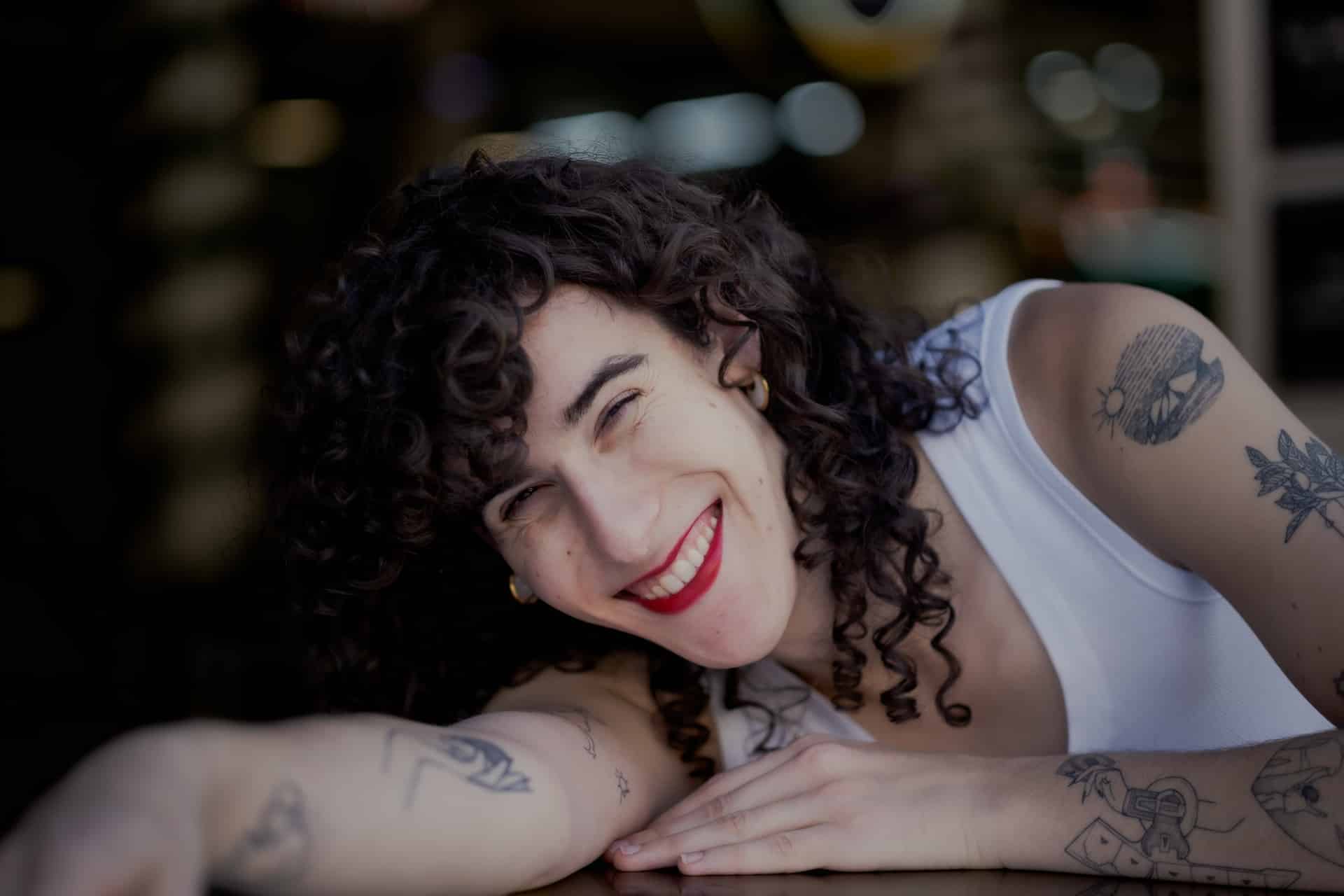 smiling
