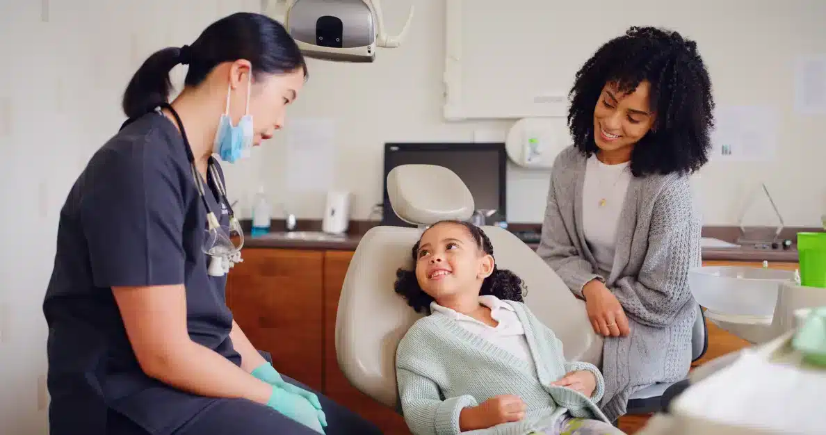Patient receiving care at Pickering Square Dental
